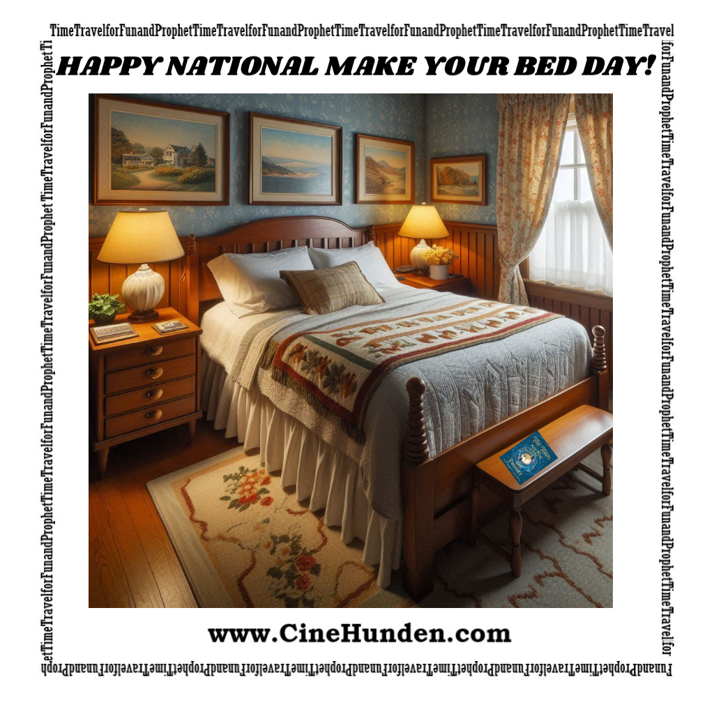 HAPPY NATIONAL MAKE YOUR BED DAY!