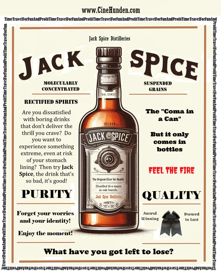 Jack Spice:  the drink that’s so bad, it’s good!