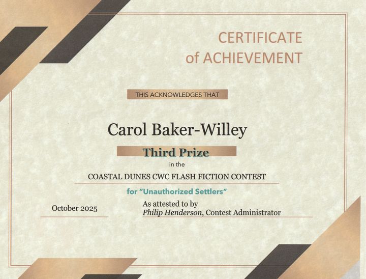 HONORED TO HAVE MY SCI-FI PIECE RECOGNIZED!